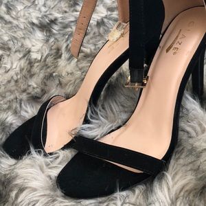 Black heels